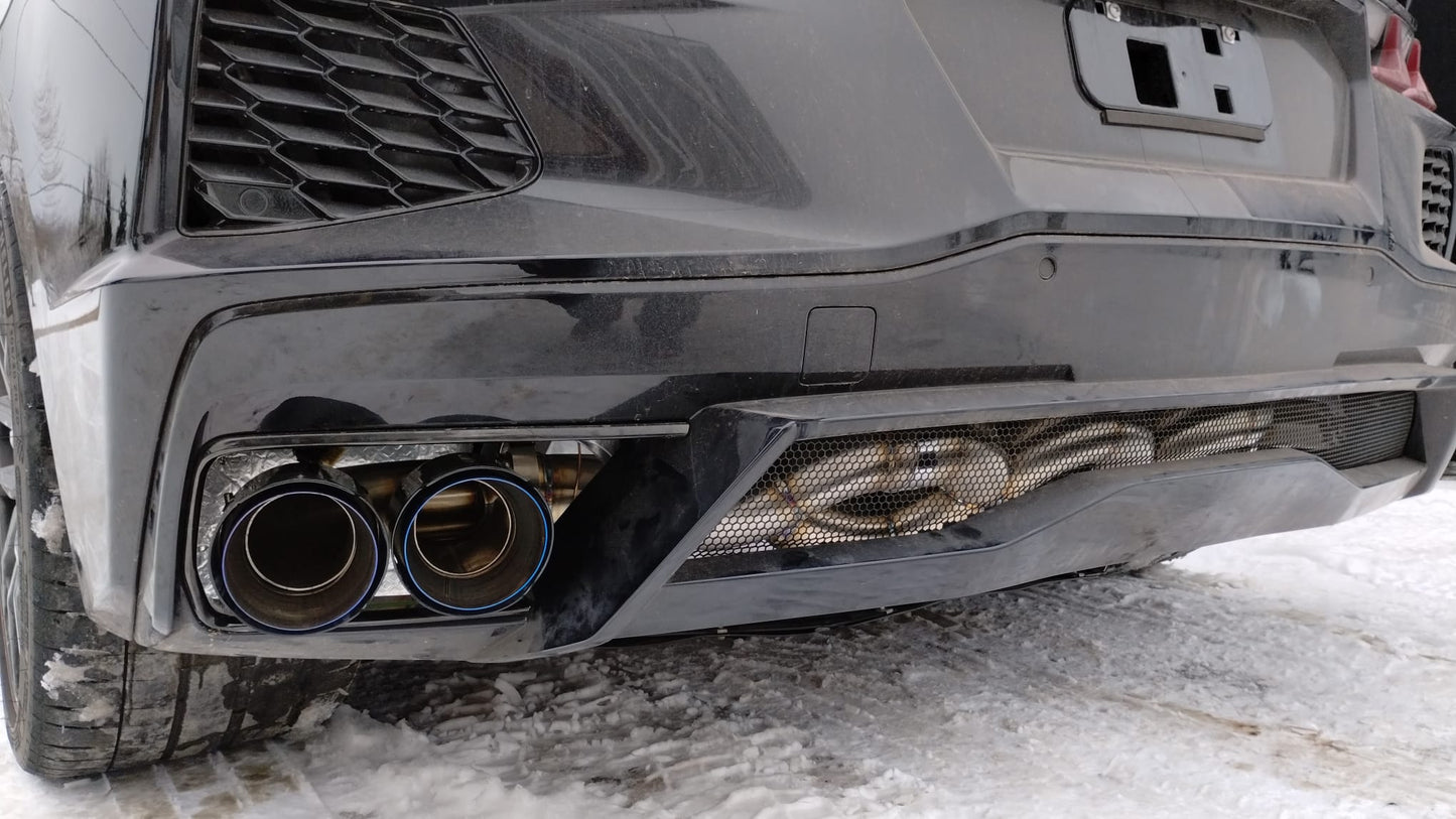 C8 Corvette 3" Double Helix Exhaust System